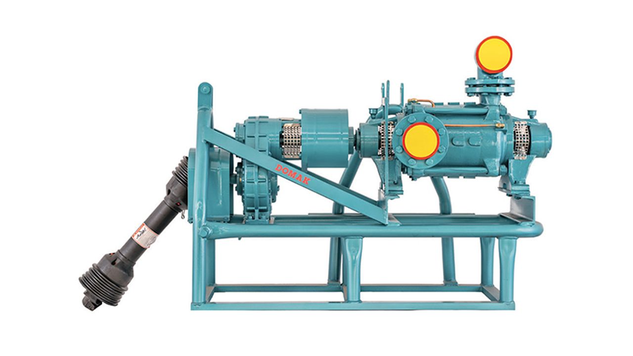 DKP Tip Dişli Kutulu Kademeli Şaftlı Sehpalı Pompalar